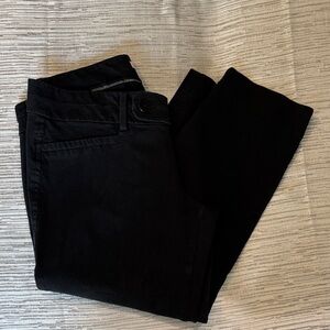 Lilly Pulitzer Women's Classic Black Straight Leg Jeans Size 14